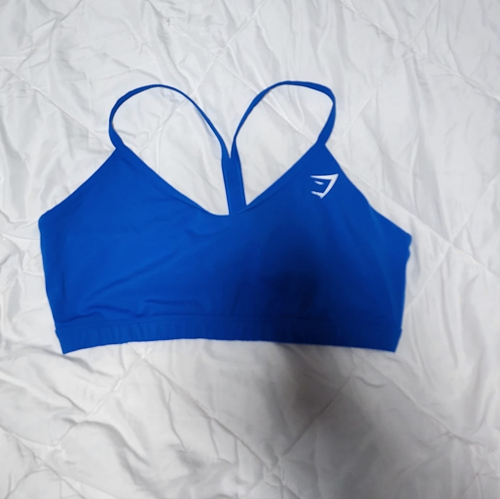 Gymshark Women's Bra Blue Xl